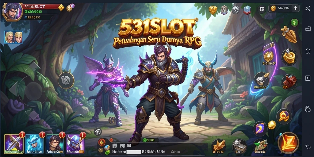Tampilan gameplay menarik dari 531SLOT dalam aksi RPG.