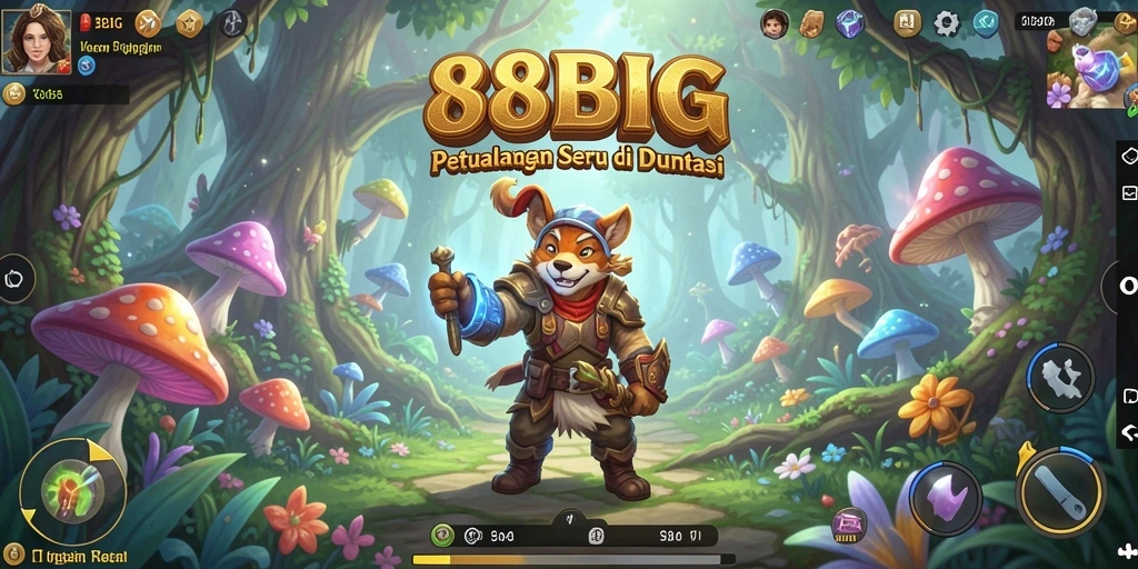 Tangkapan layar utama dari gameplay petualangan 88BIG yang seru.