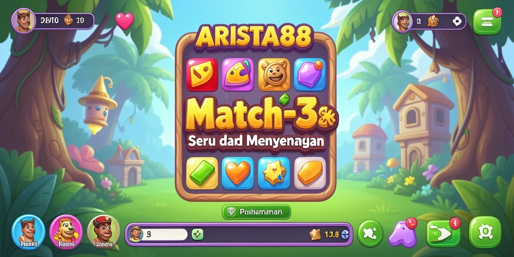 Tampilan gameplay ARISTA88 dengan grafis yang memukau dan antarmuka yang user-friendly.