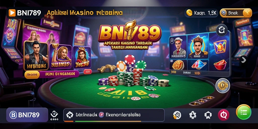 Tampilan menarik dari permainan Kasino di BNI789.