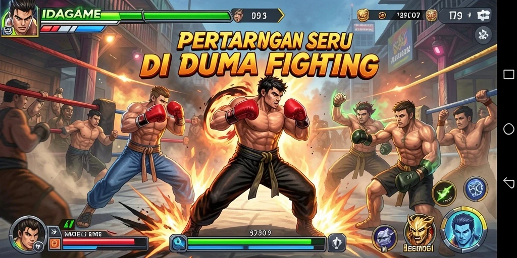Gameplay mendebarkan dengan aksi pertarungan yang intens di IDAGAME.