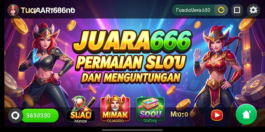 Screenshot JUARA666 menampilkan gameplay Slot yang menarik dan menghibur.