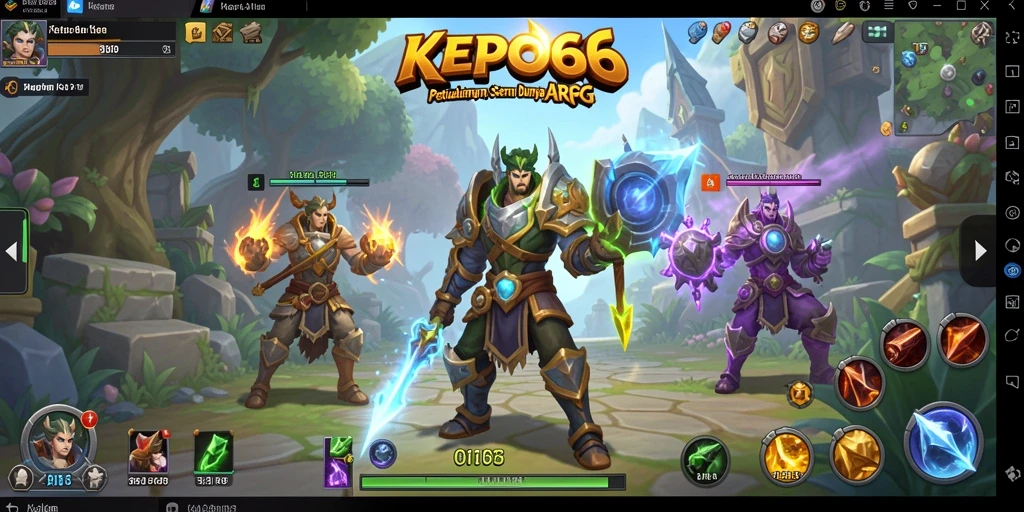Gameplay seru dalam dunia fantasi penuh petualangan.