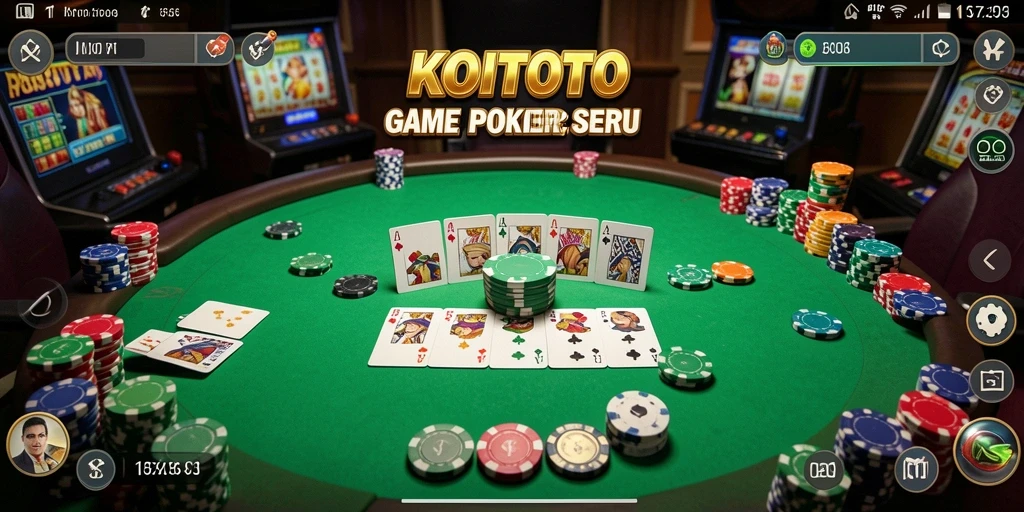 Tampilan gameplay Poker yang seru dan mengasyikkan di KOITOTO.