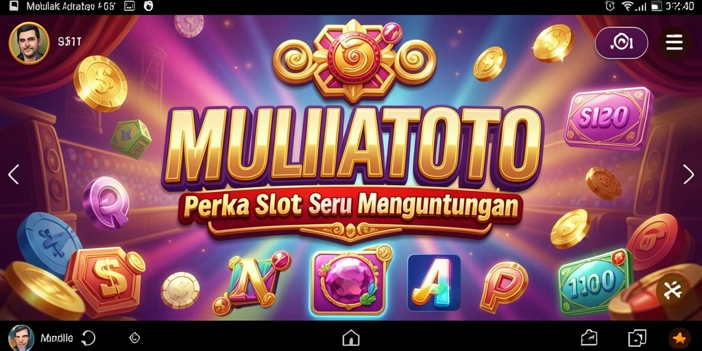 Tampilan gameplay menarik dari game Slot MULIATOTO yang penuh warna.