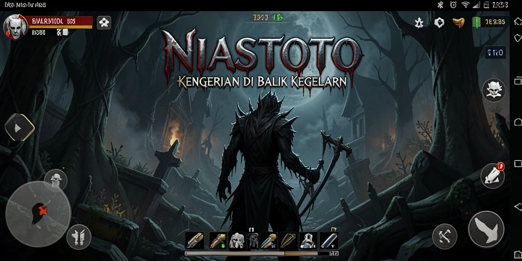 Tampilan gameplay menegangkan NIASTOTO yang memukau dan menyeramkan.