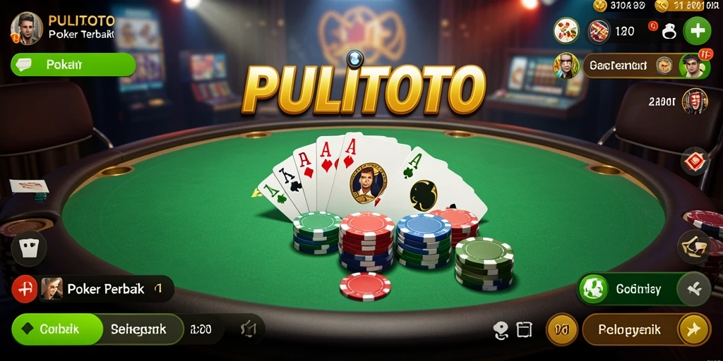 Gambar gameplay PULITOTO yang mendebarkan dengan pemain aktif.