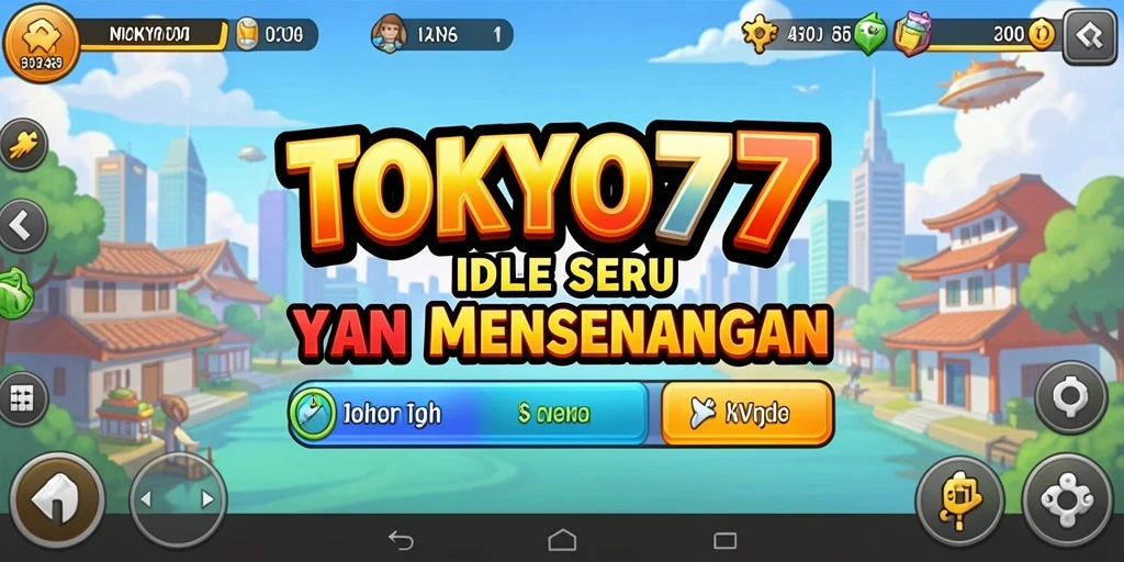 Screenshot gameplay TOKYO77 yang menampilkan aksi seru dalam permainan Idle.